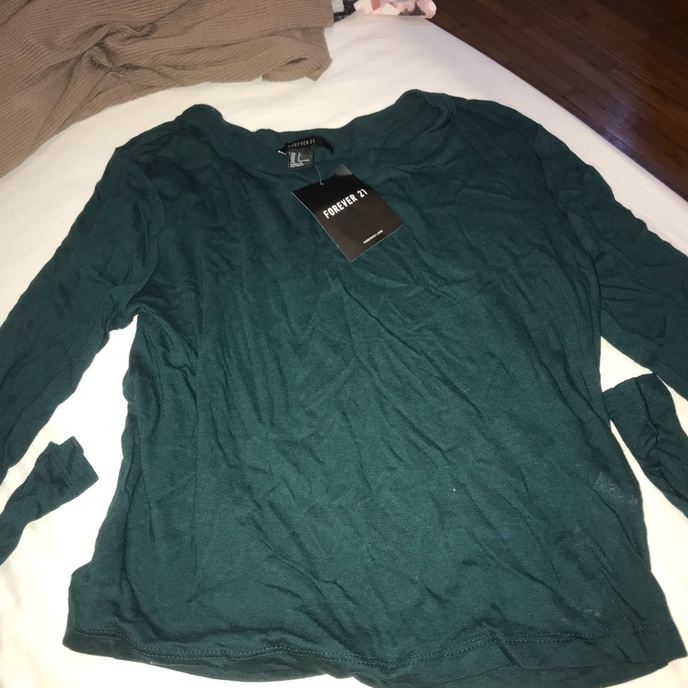 Blue-green long sleeve
